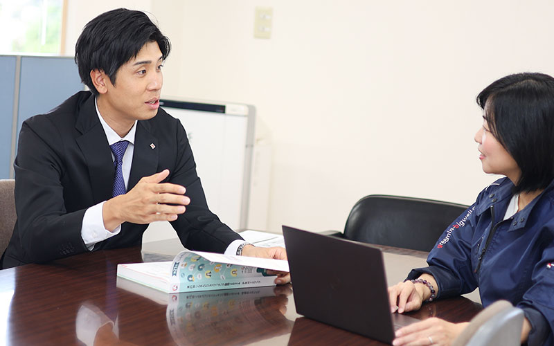渉外の先輩